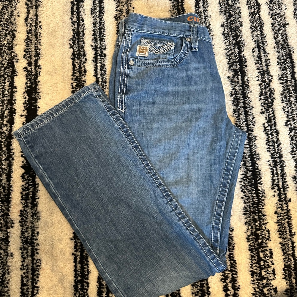 Cinch Men's Straight Leg Blue Jeans